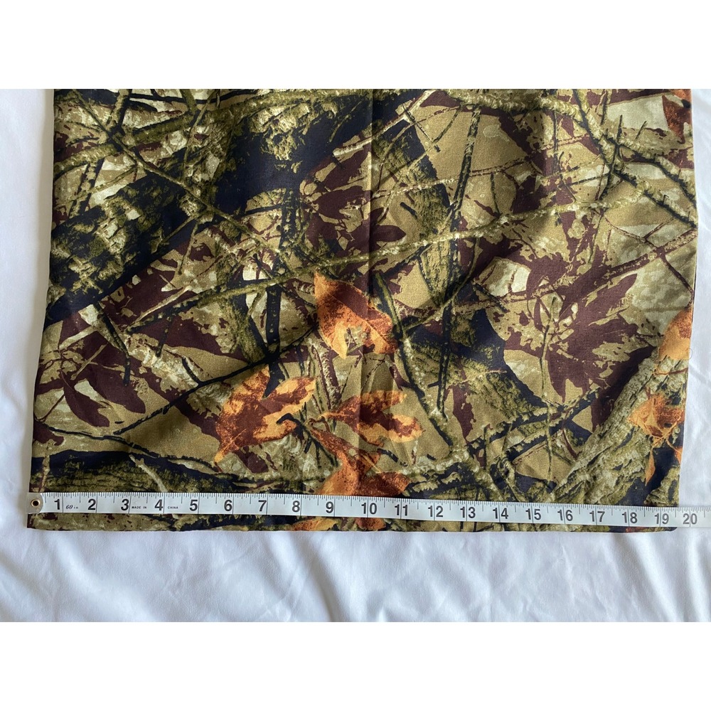 Mossy Oak Camo Pillowcase Standard Brown Green Gorpcore Hunting Cabin Decor